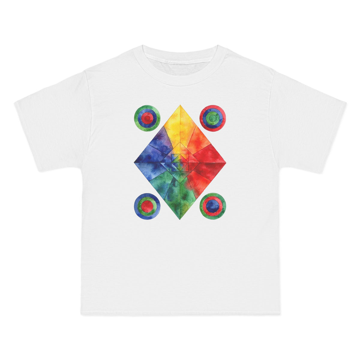 plate 215 beefy tee - White