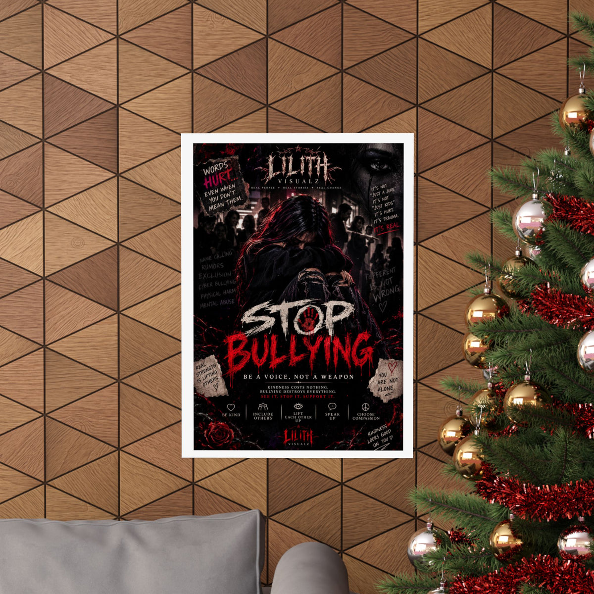 Lilith Visualz Anti Bullying Poster