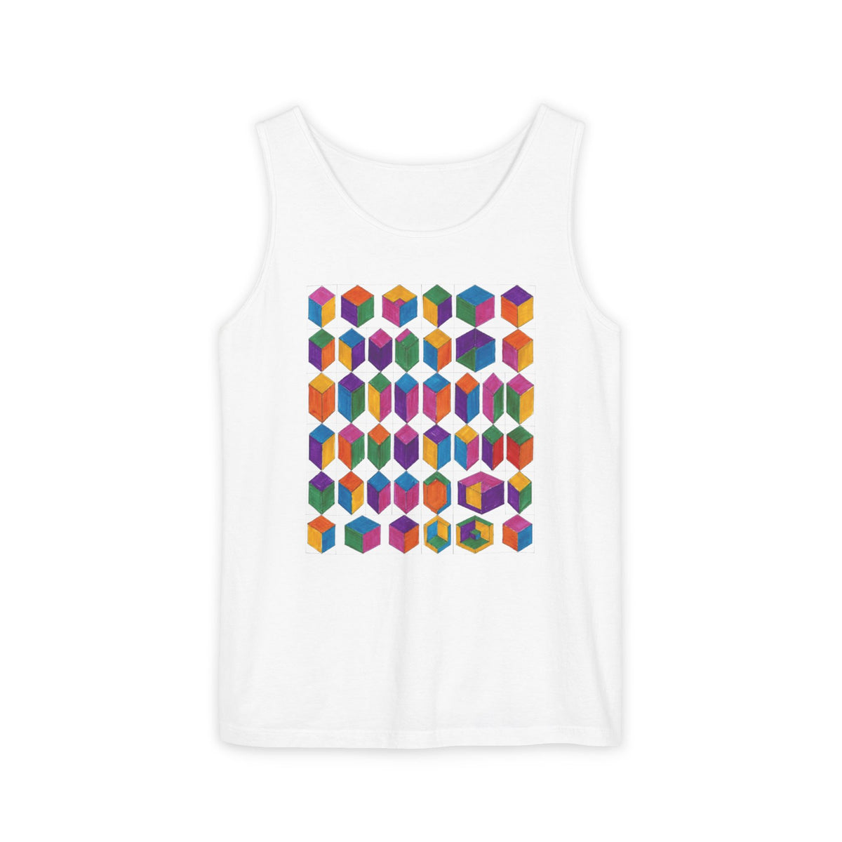 plate 217 tank - White