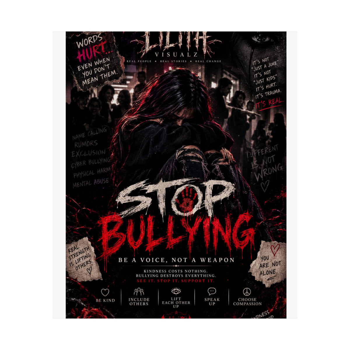Lilith Visualz Anti Bullying Poster