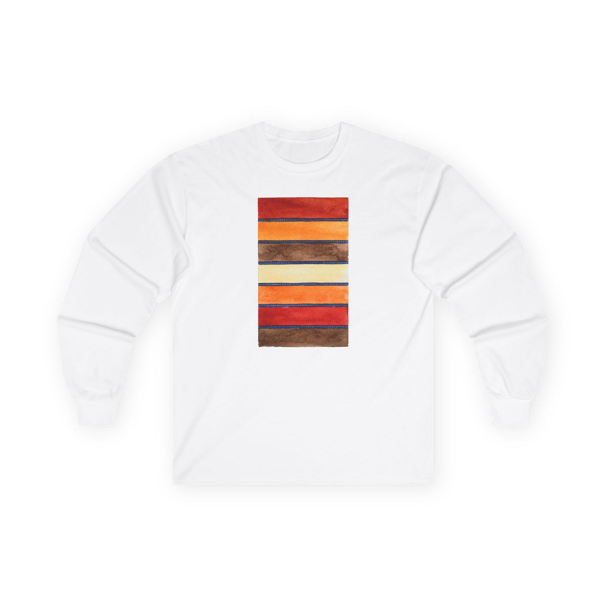 plate 133 long sleeve tee - White