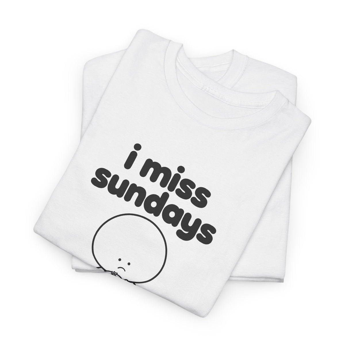 i miss sundays tee - White