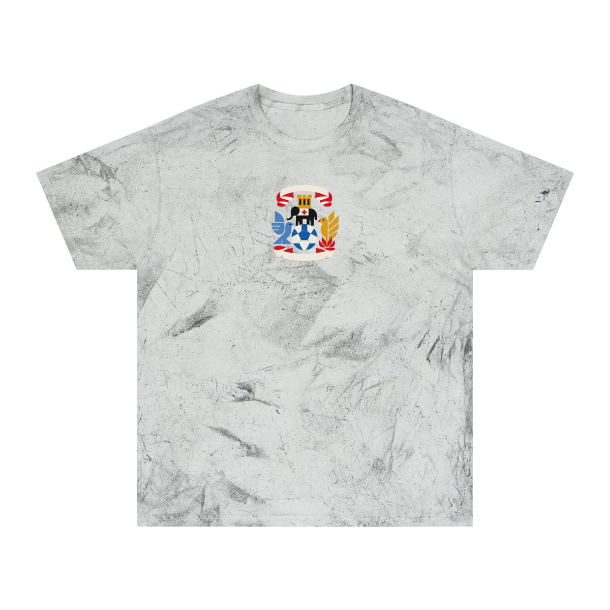 Coventry Soccer Tie-Dye Tee — Smoke, White, Royal & Red