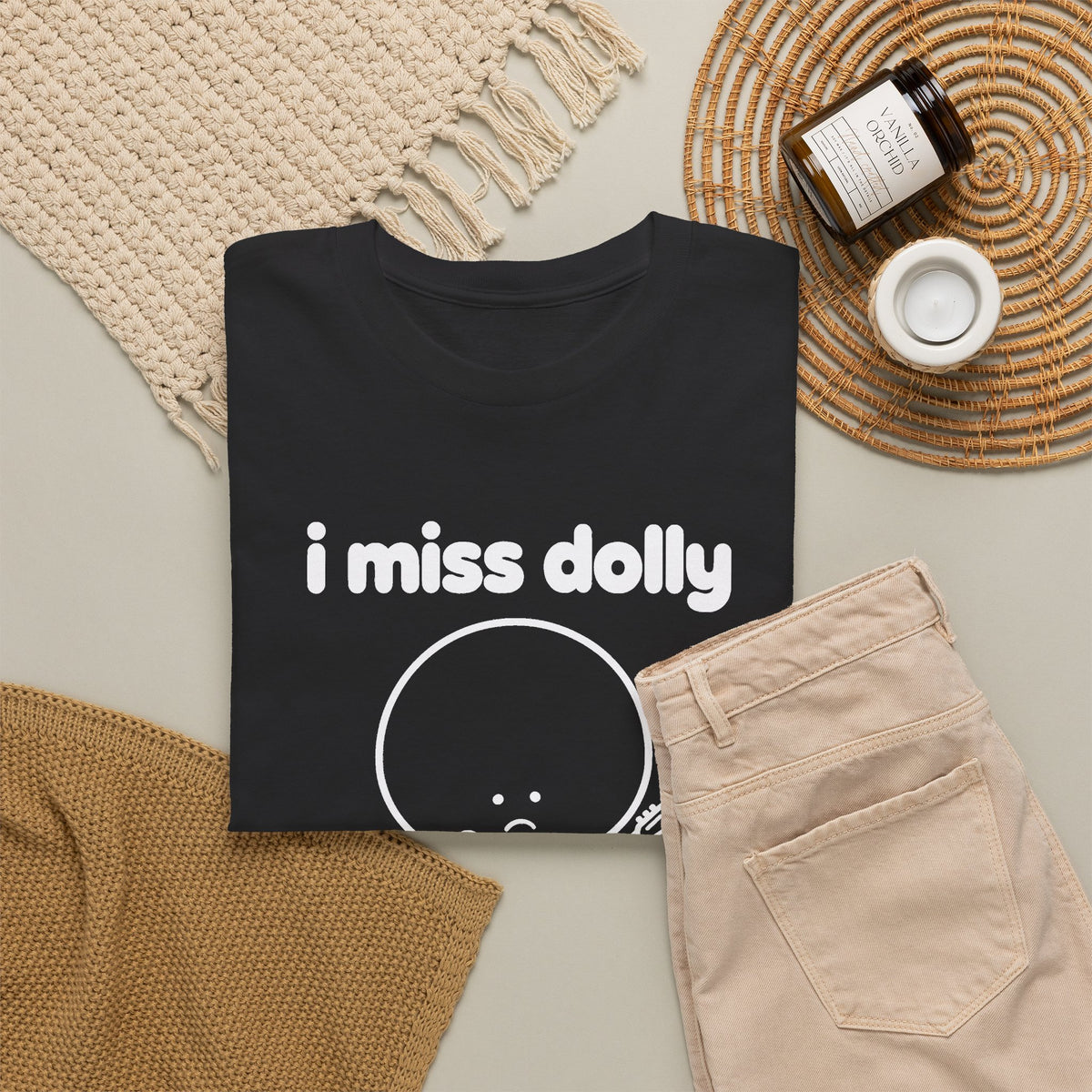 i miss dolly tee - Black
