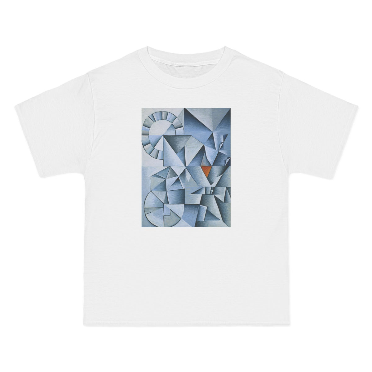 plate 055 beefy tee - White