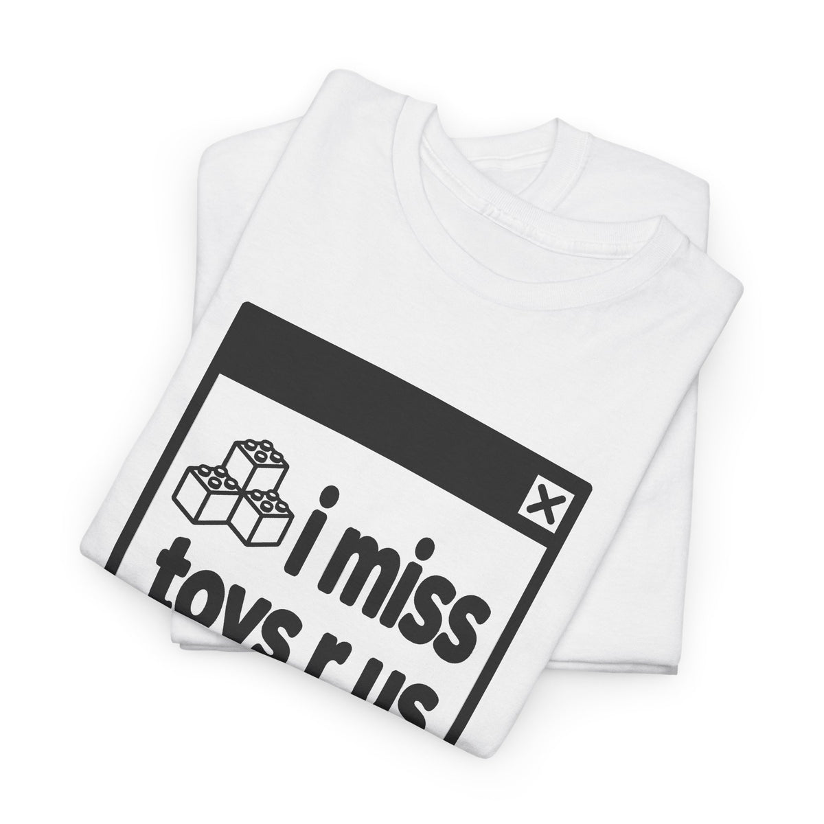 i miss toys r us error tee - White