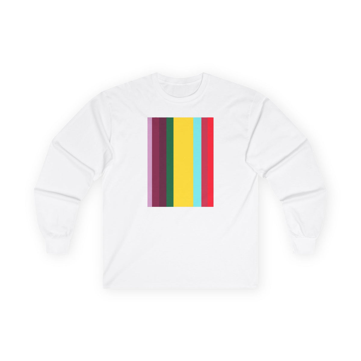 plate 317 long sleeve tee - White