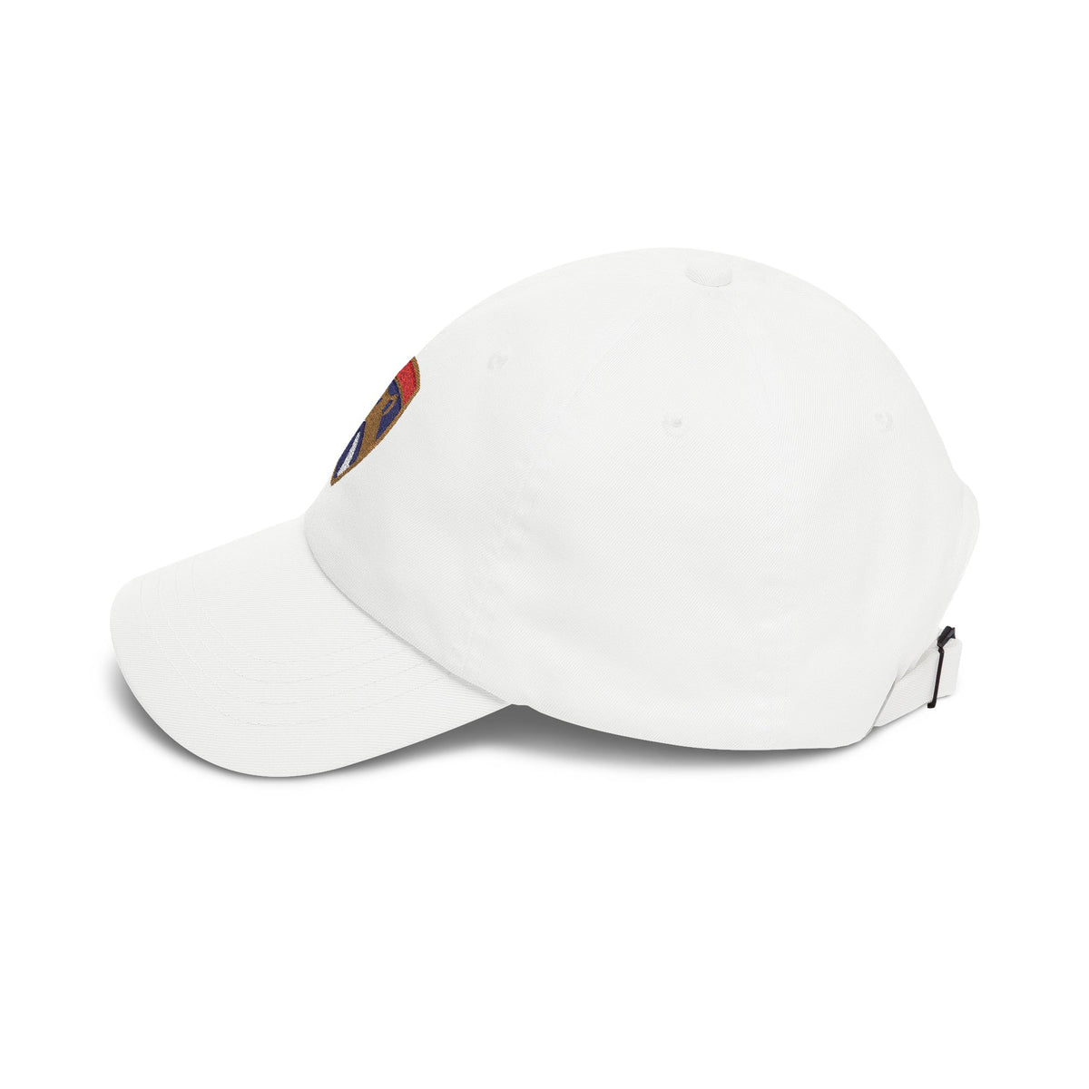 South Florida Hockey Dad Cap — Embroidered, Old Gold, Navy & Red