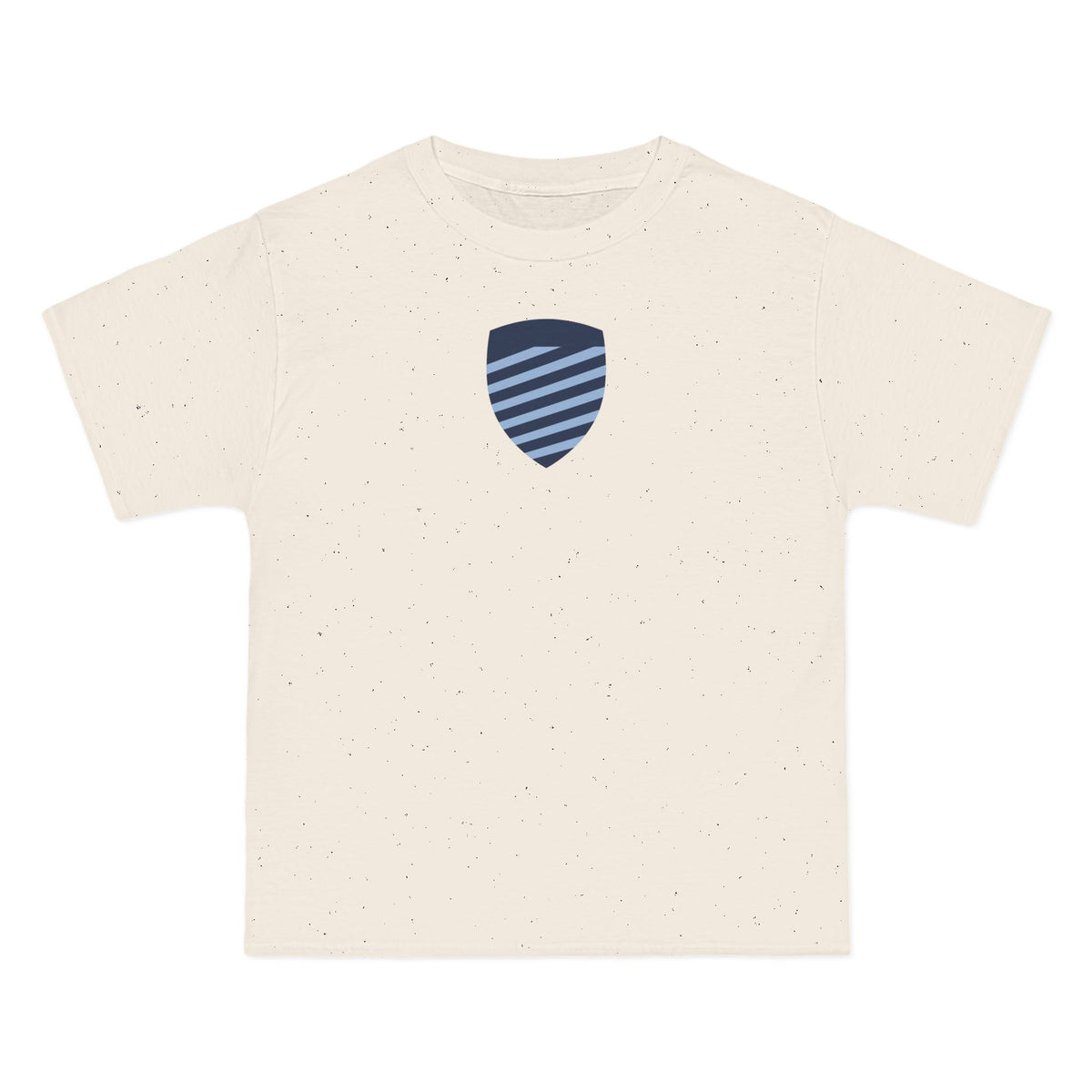 Kansas City Soccer Heavyweight Tee — Natural, Navy & Slate Grey