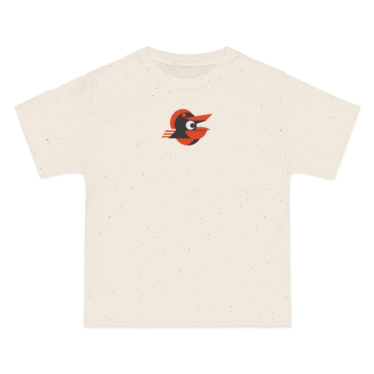 Baltimore Baseball Heavyweight Tee — Natural, Orange, Black & White