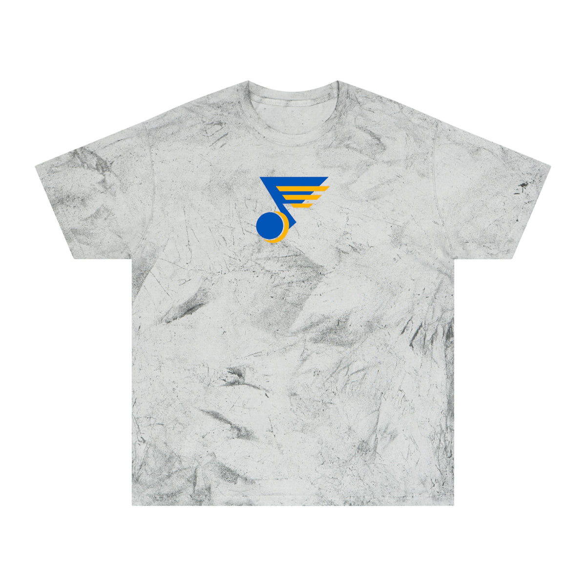 St. Louis Hockey Tie-Dye Tee — Smoke, Royal & Gold