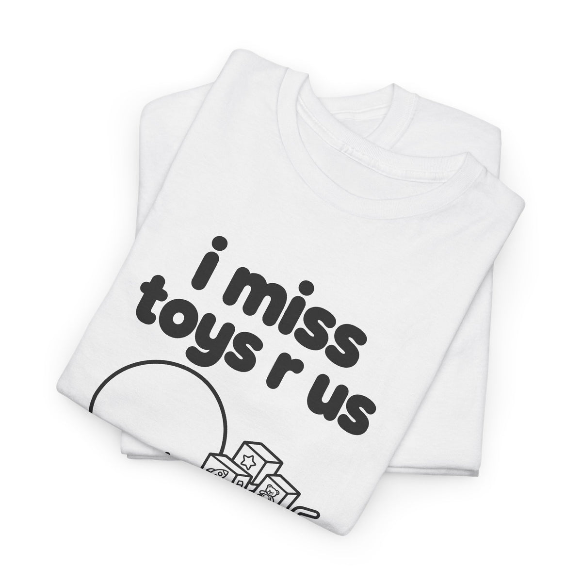 i miss toys r us tee - White