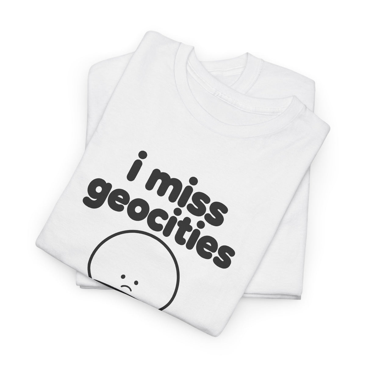 i miss geocities tee - White