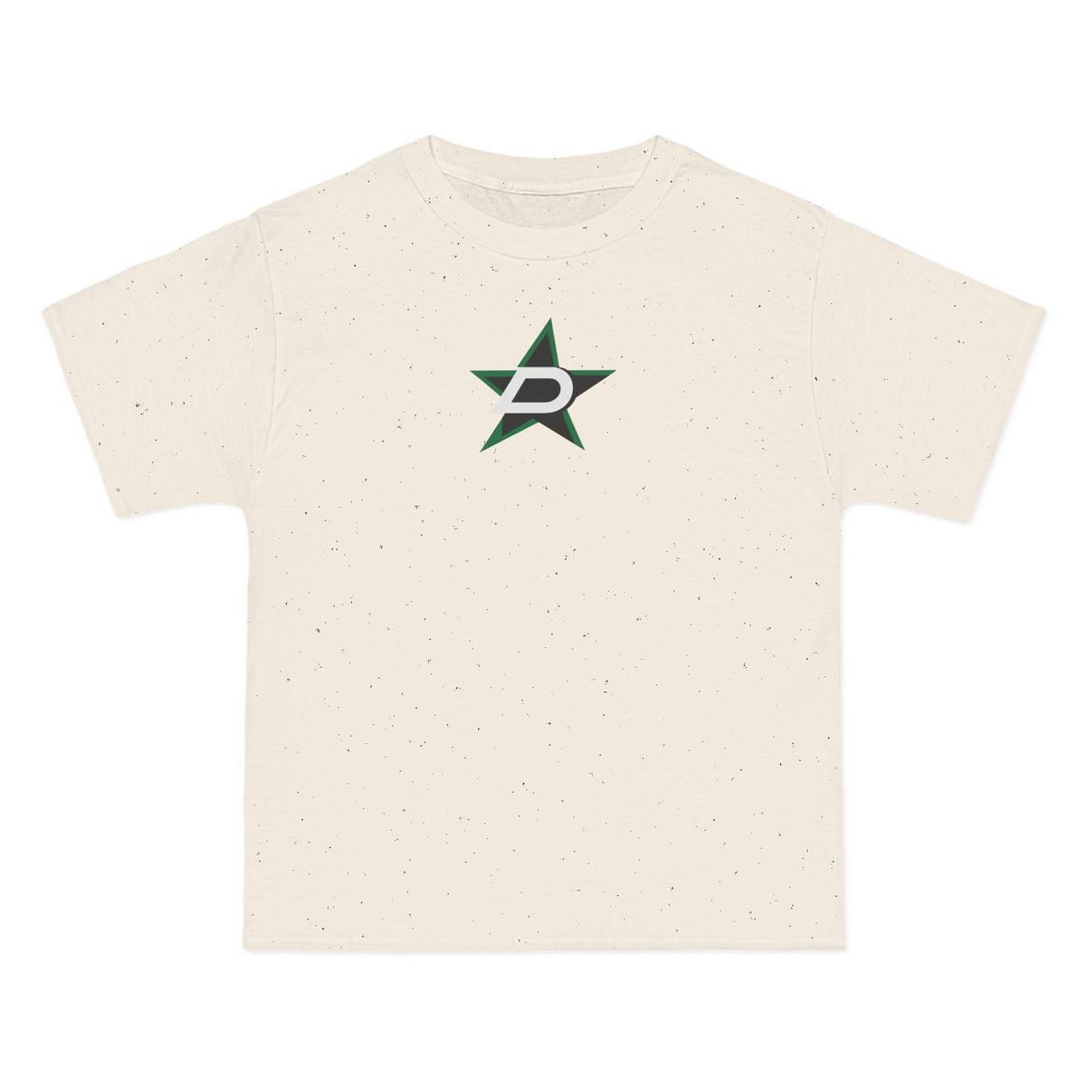 Dallas Hockey Heavyweight Tee — Natural, Black, White & Kelly Green