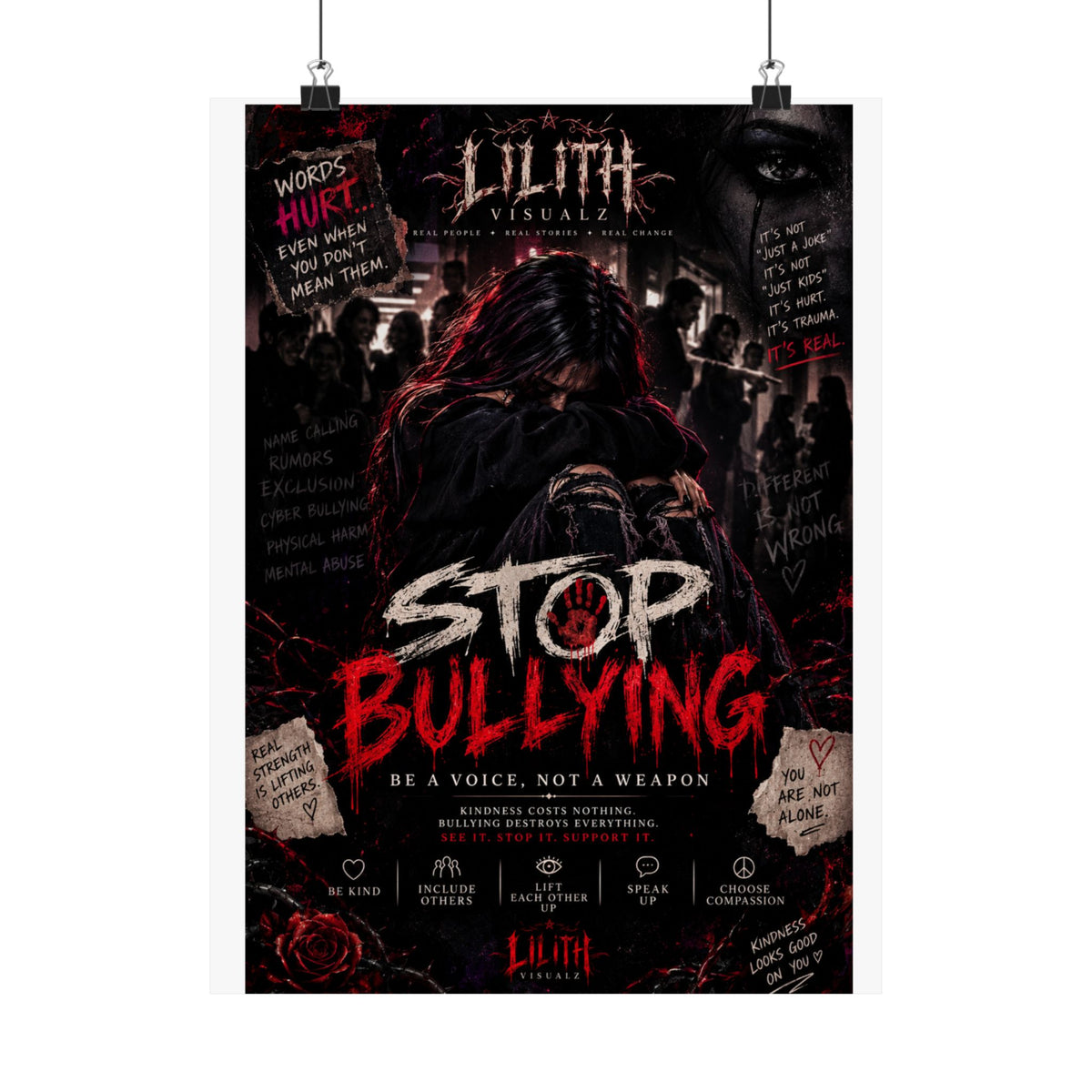 Lilith Visualz Anti Bullying Poster