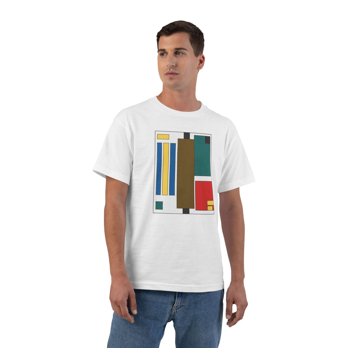 plate 048 beefy tee - White