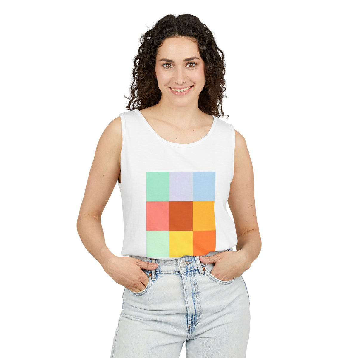 plate 305 tank - White