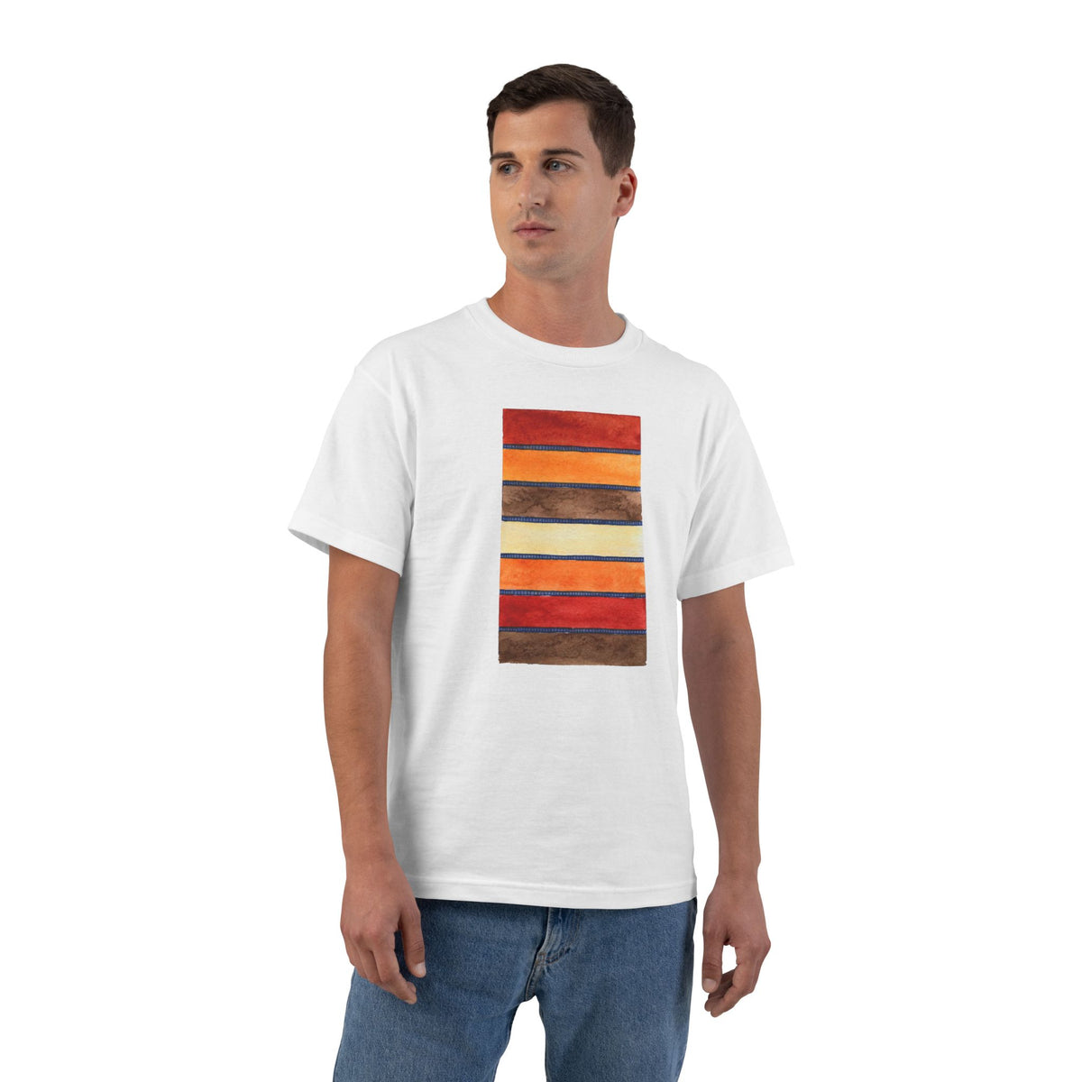 plate 133 beefy tee - White