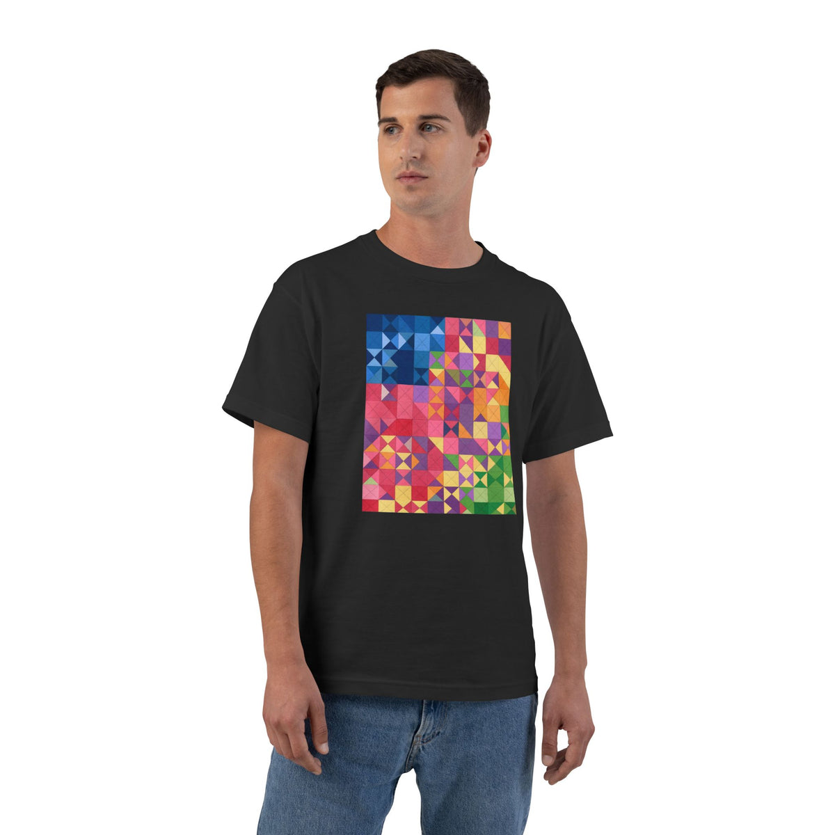 plate 456 beefy tee - Black