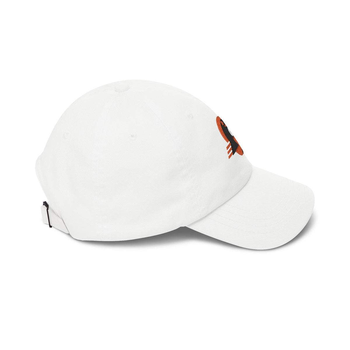 Baltimore Baseball Dad Cap — Embroidered, Orange, Black & White