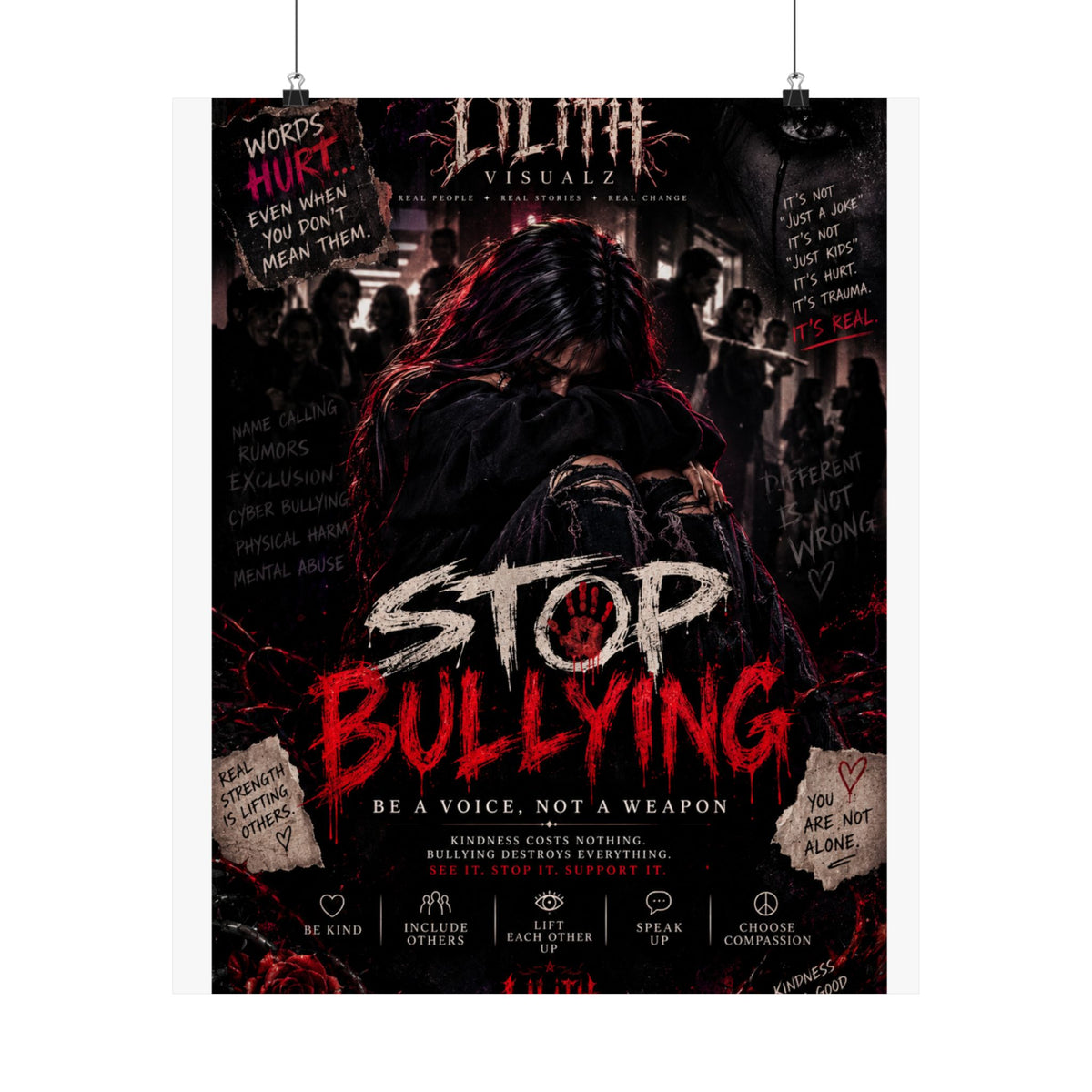 Lilith Visualz Anti Bullying Poster
