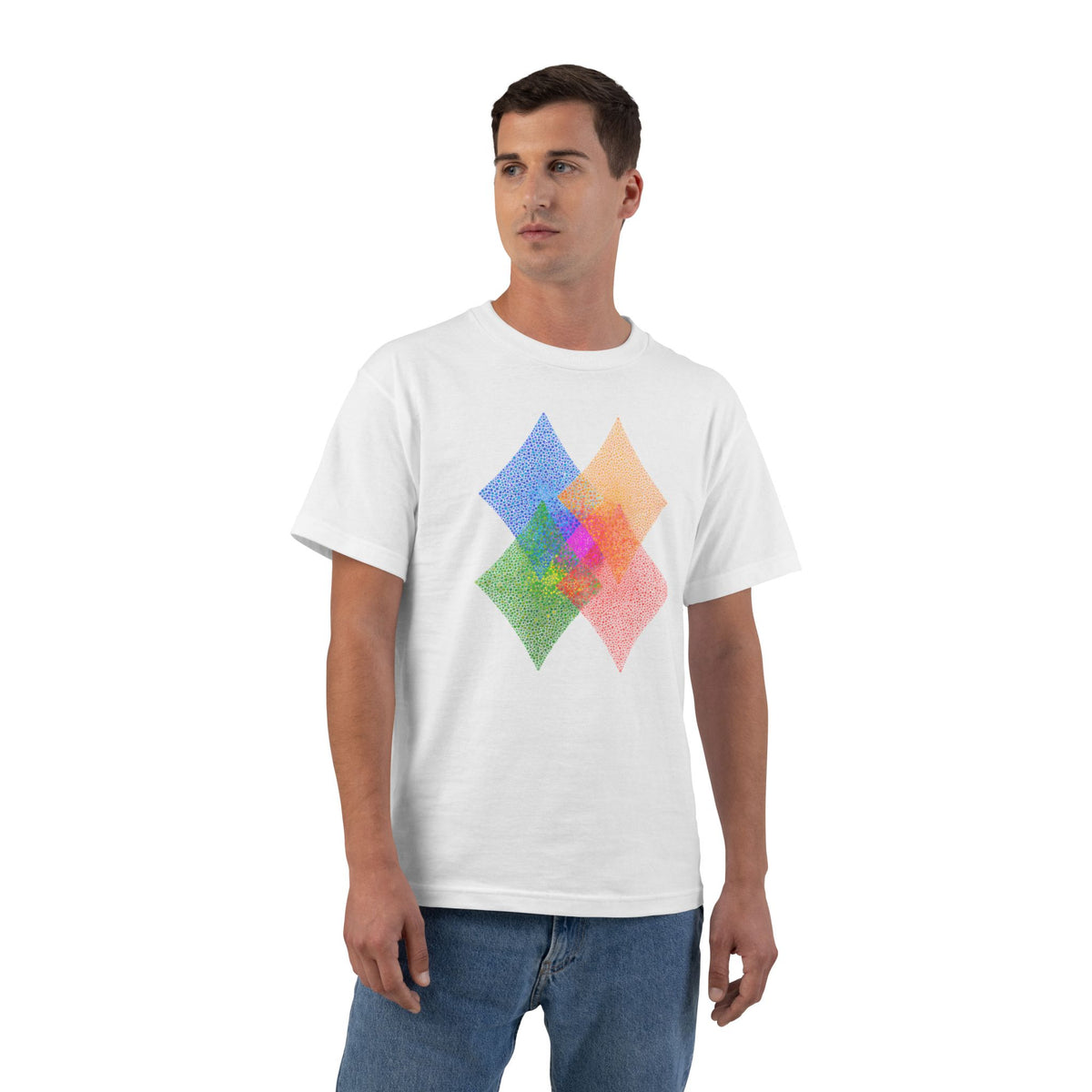 plate 423 beefy tee - White