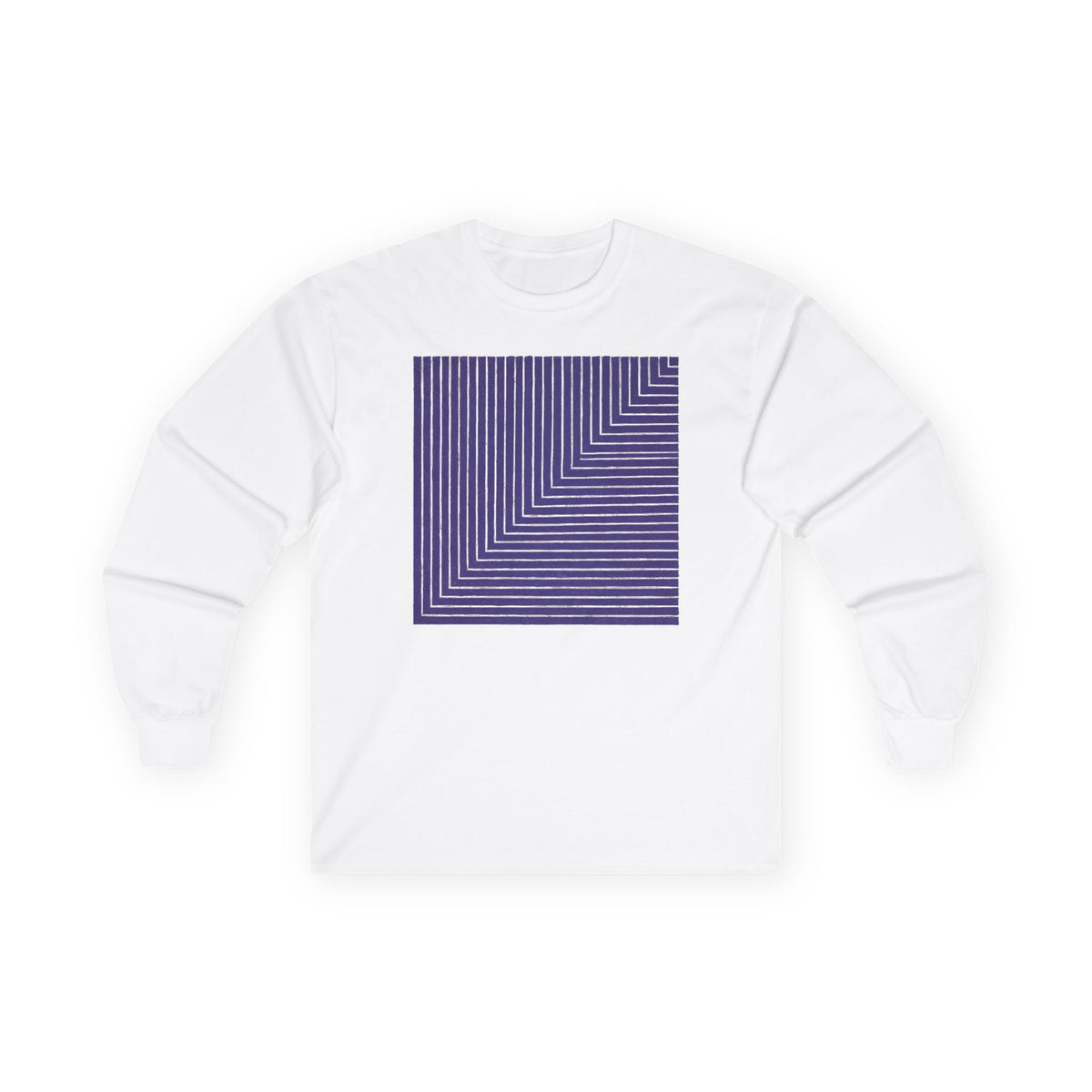 plate 412 long sleeve tee - White