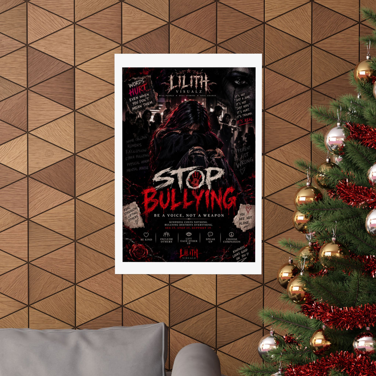 Lilith Visualz Anti Bullying Poster