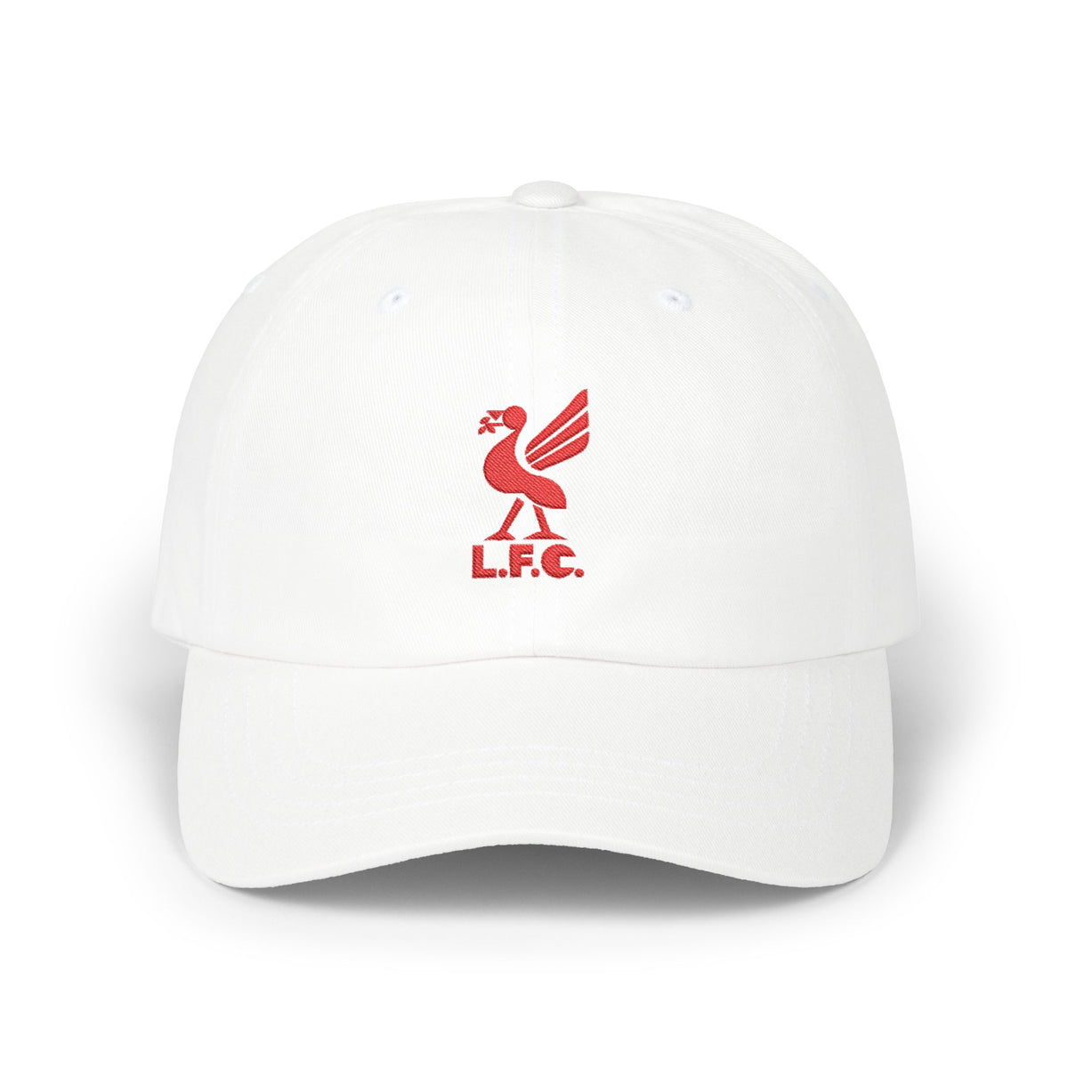 Liverpool Soccer Dad Cap — Embroidered, Red