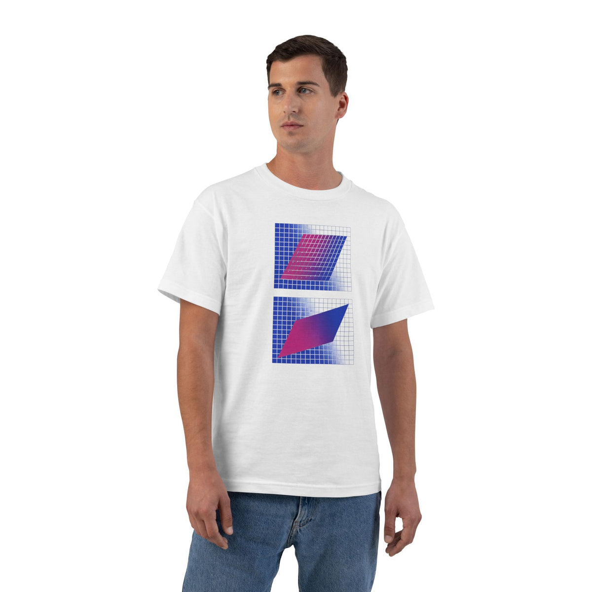 plate 385 beefy tee - White