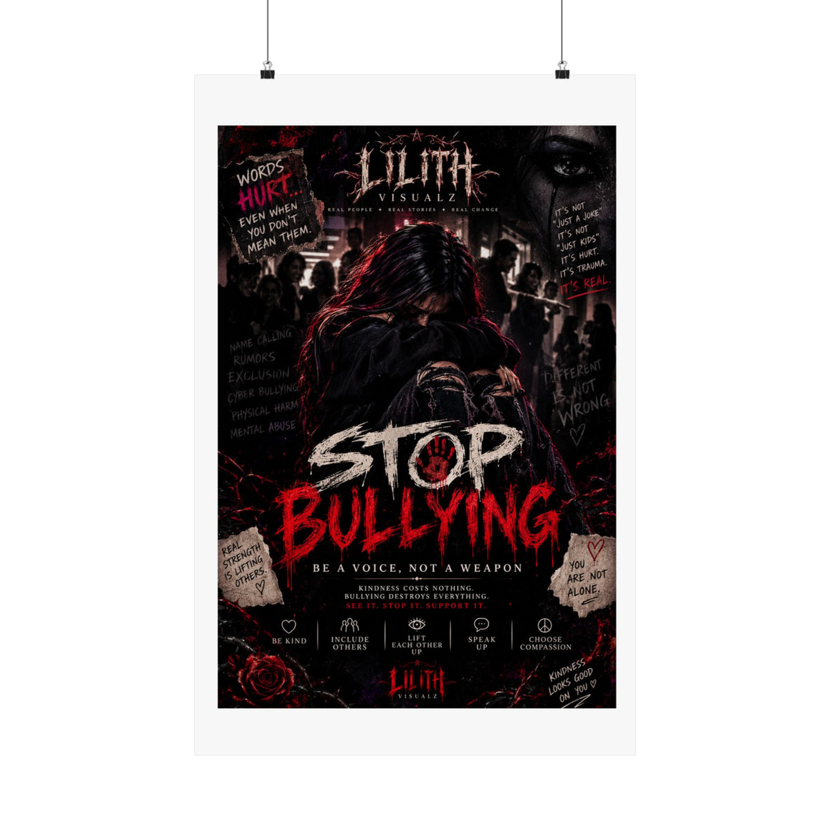 Lilith Visualz Anti Bullying Poster