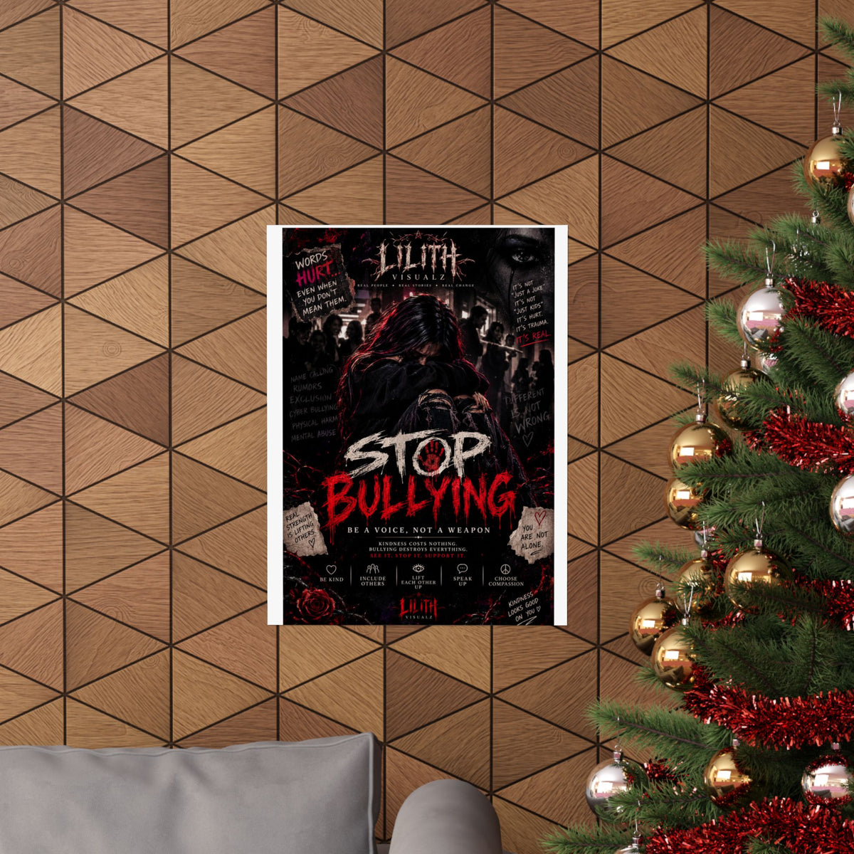 Lilith Visualz Anti Bullying Poster