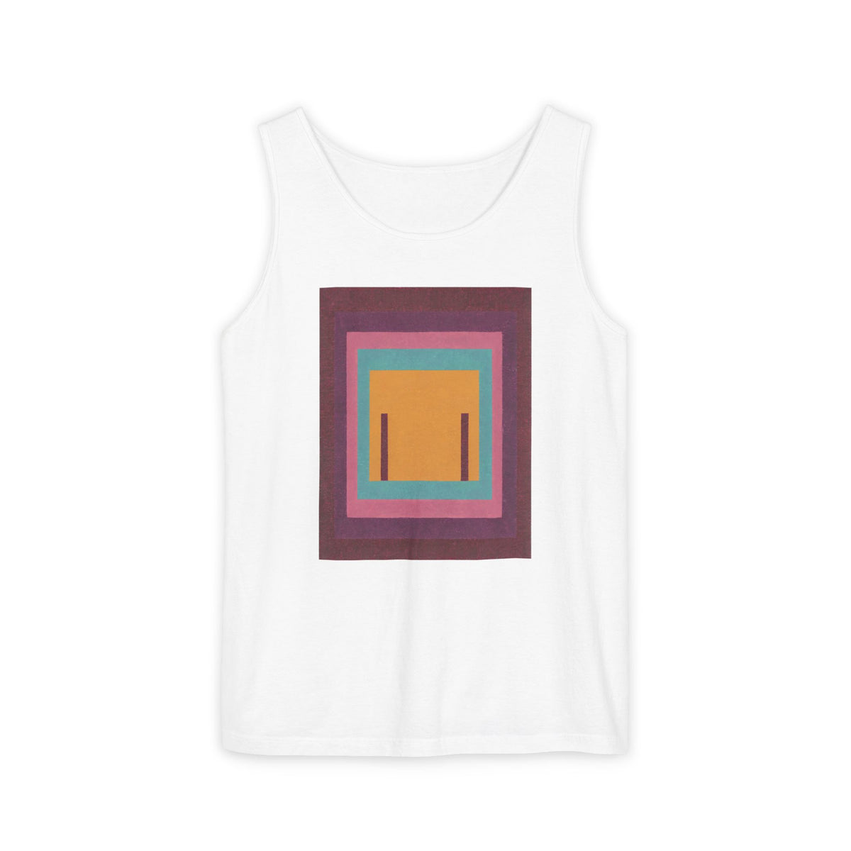 plate 008 tank - White