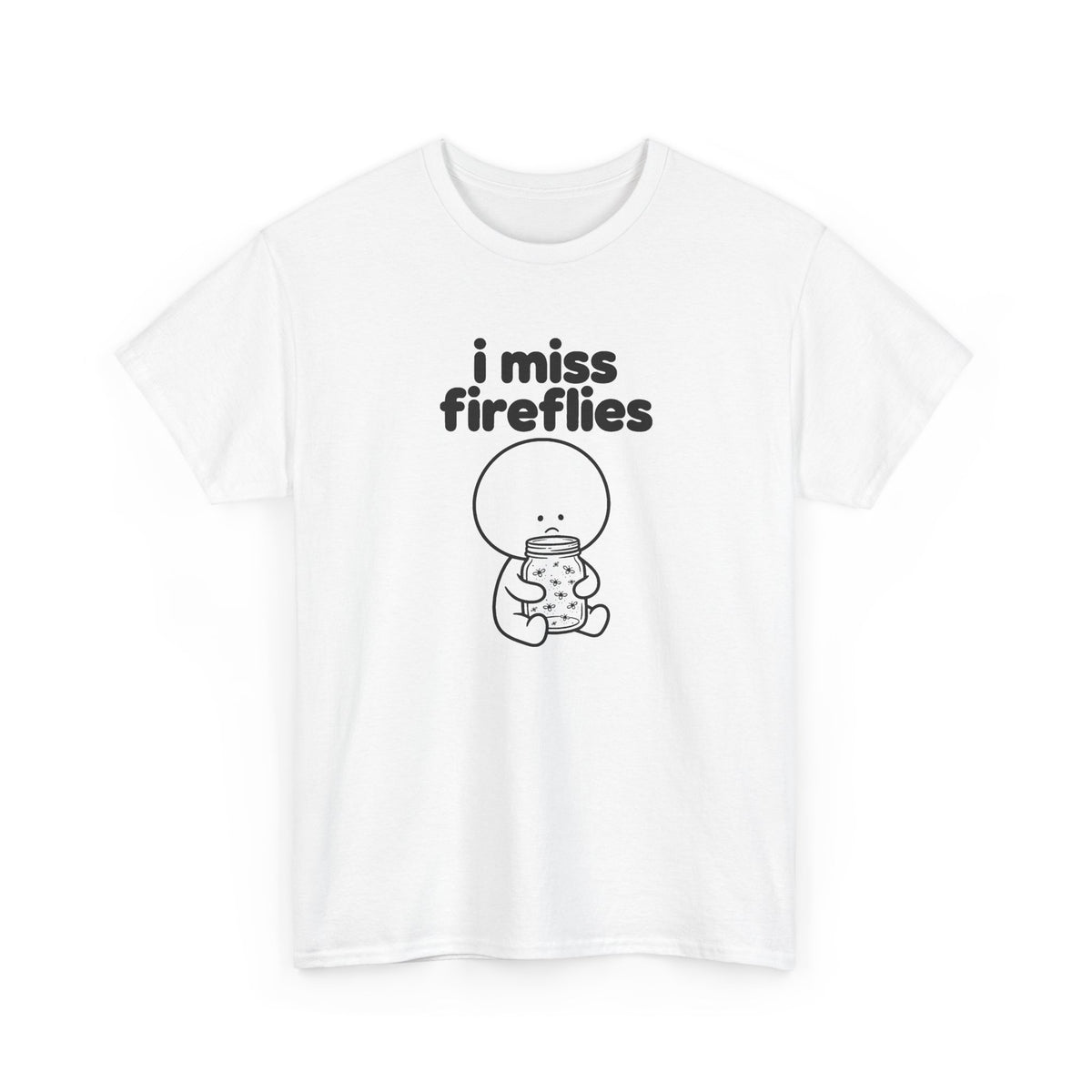 i miss fireflies tee - White