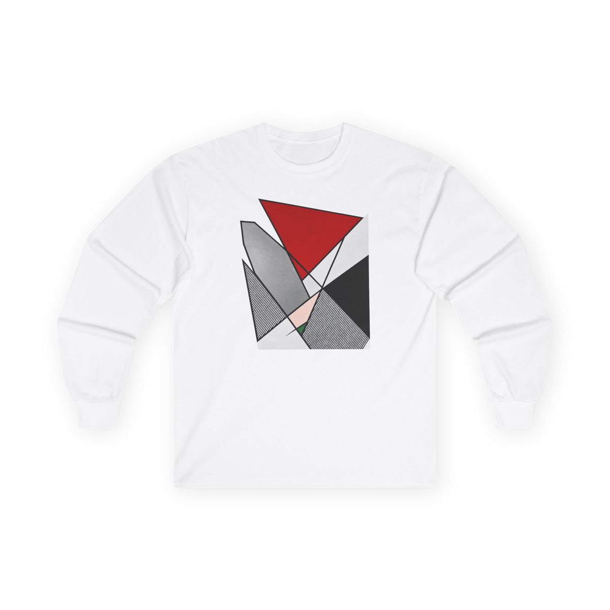 plate 362 long sleeve tee - White