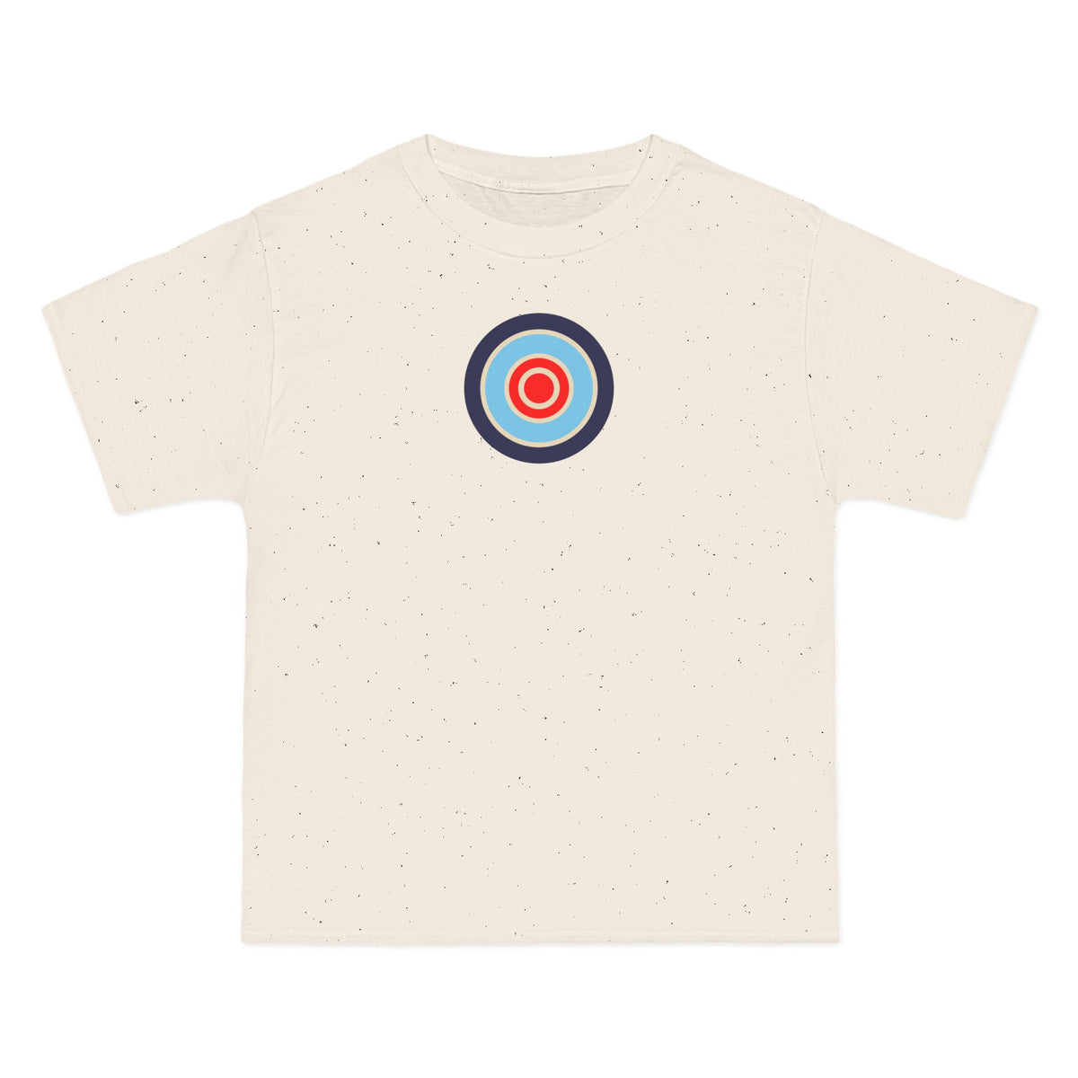 Chicago Soccer Heavyweight Tee — Natural, Navy, Grey & White