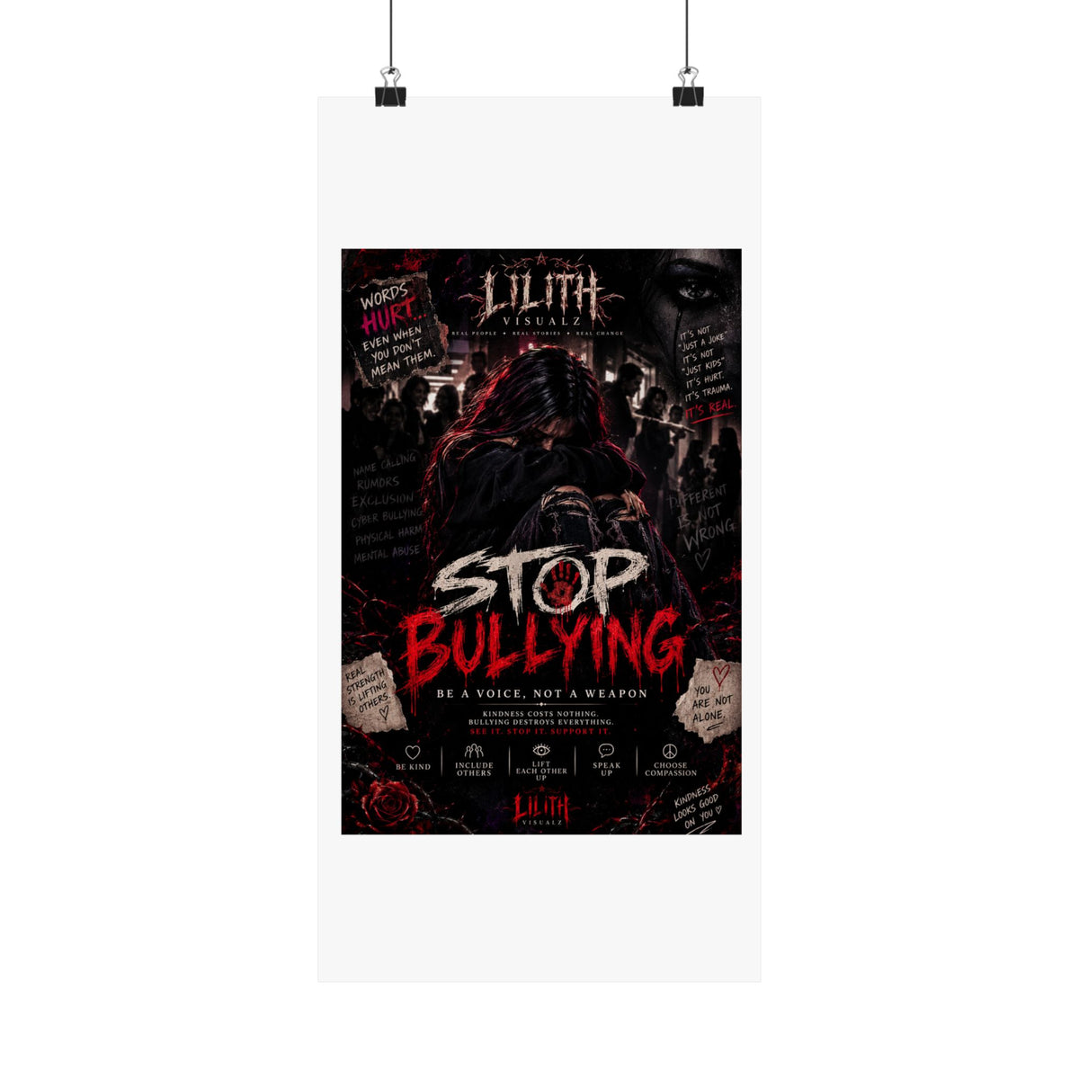 Lilith Visualz Anti Bullying Poster