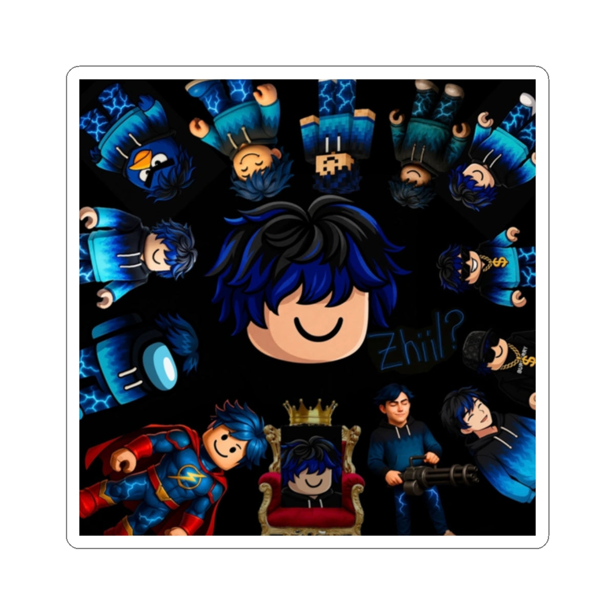 Zhiil team Stickers