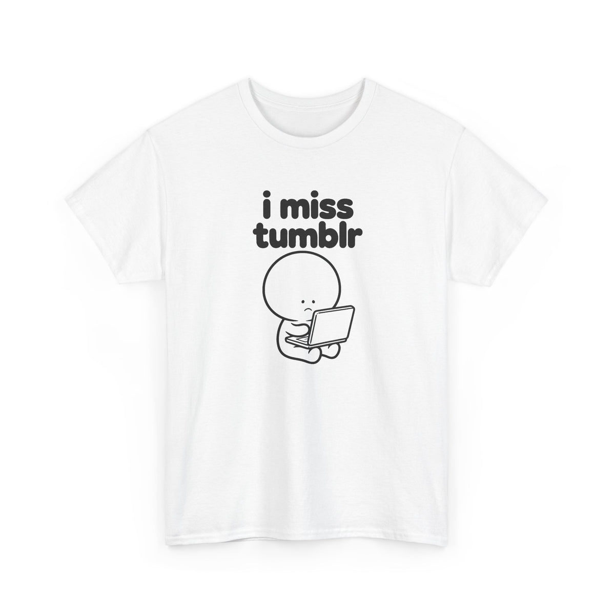 i miss tumblr tee - White