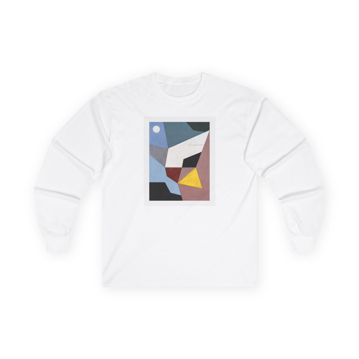 plate 344 long sleeve tee - White