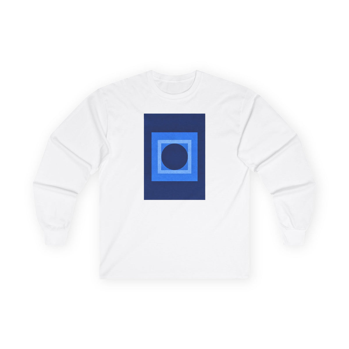 plate 448 long sleeve tee - White
