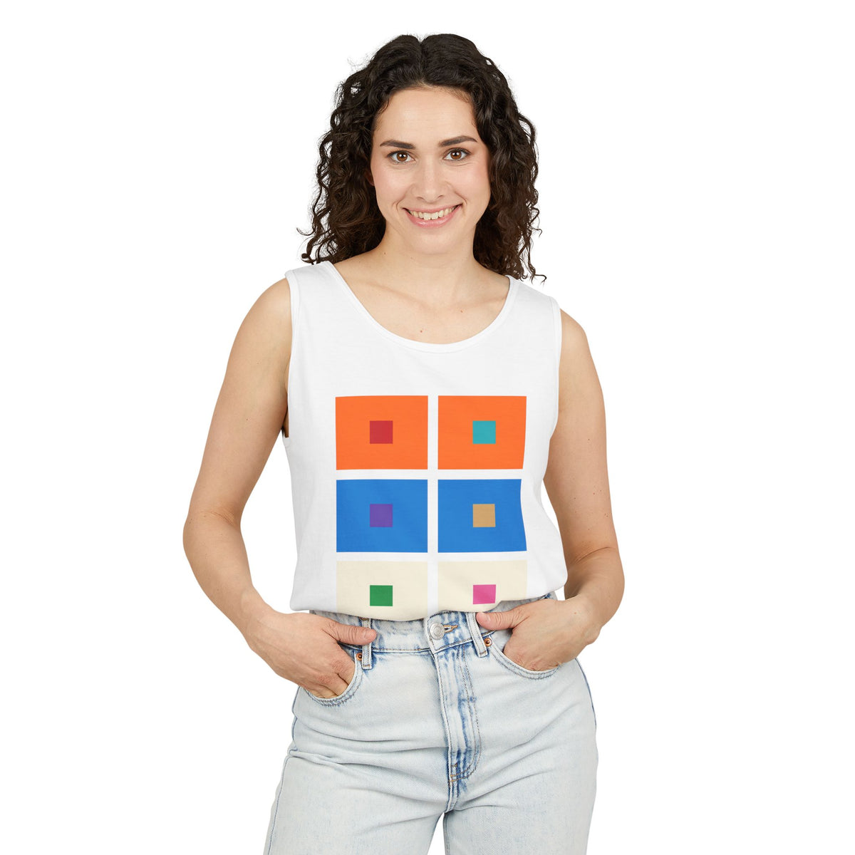plate 267 tank - White