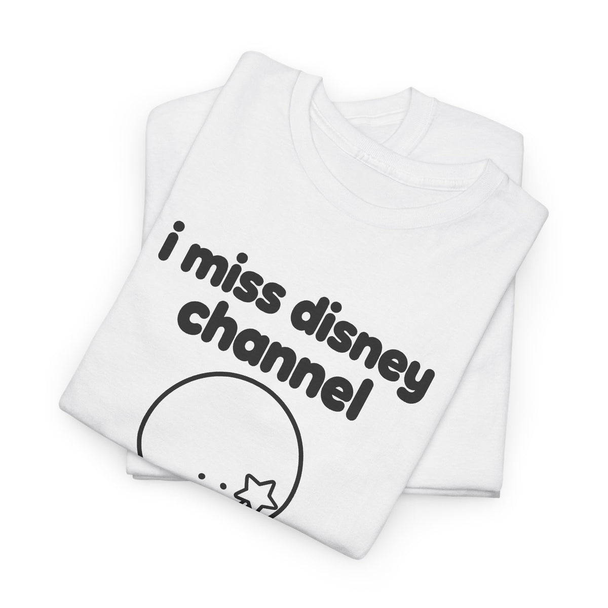 i miss disney channel tee - White