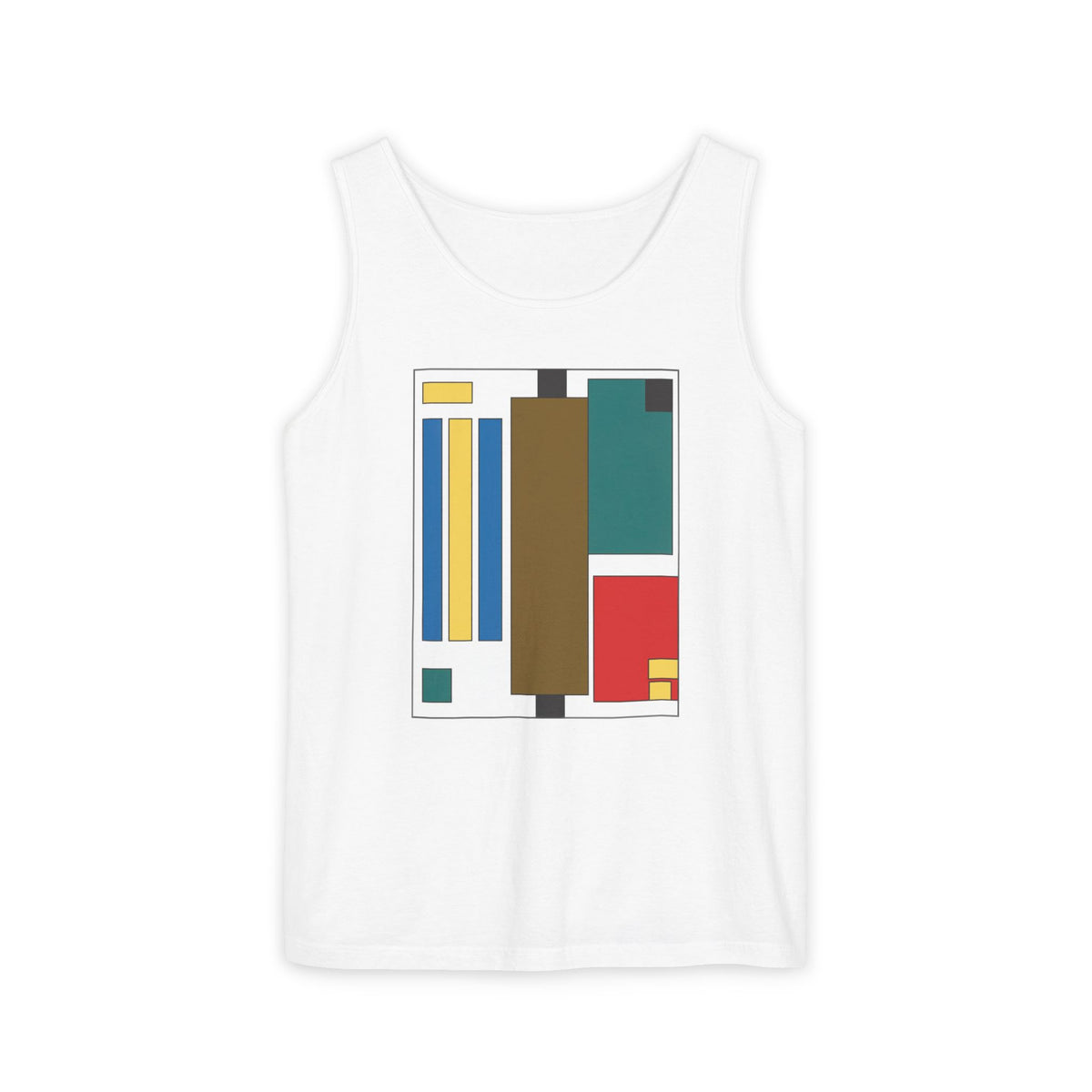 plate 048 tank - White
