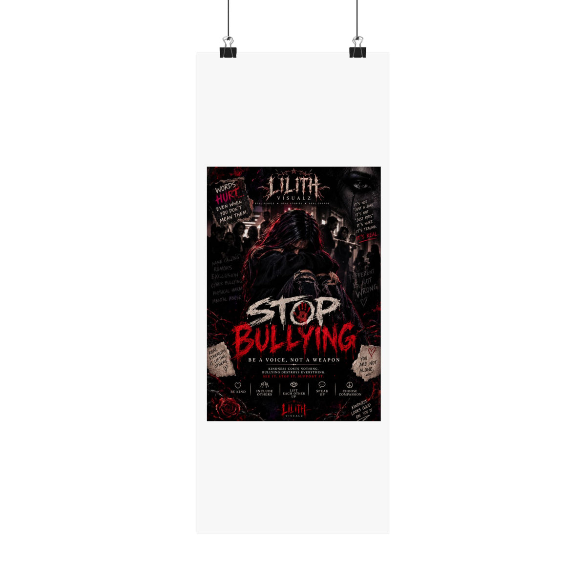 Lilith Visualz Anti Bullying Poster