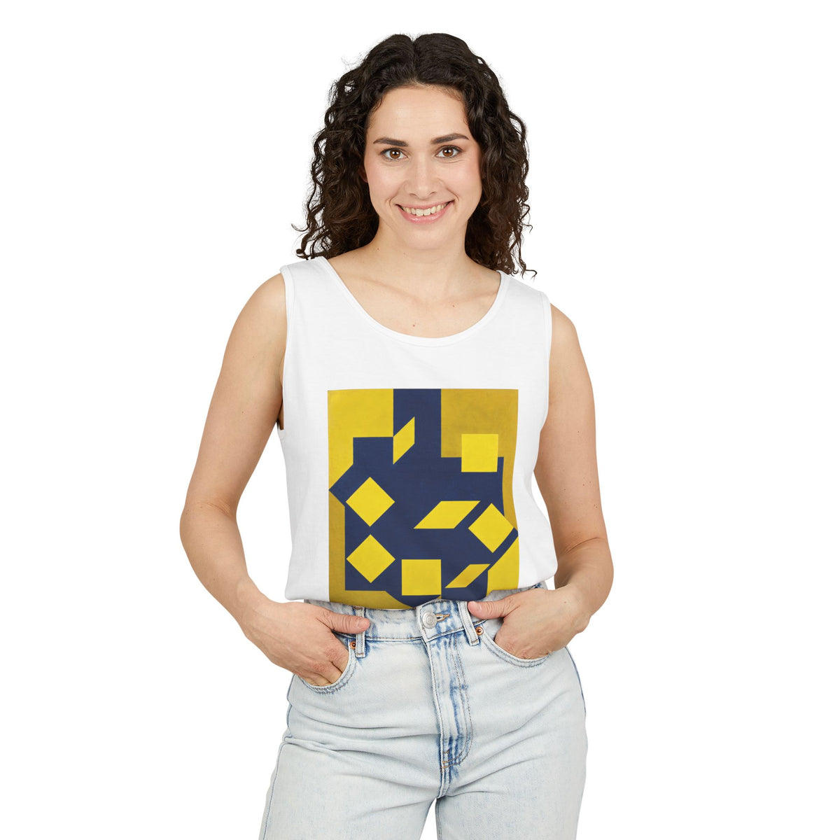 plate 350 tank - White