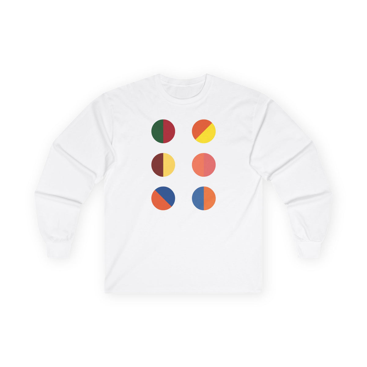 plate 225 long sleeve tee - White