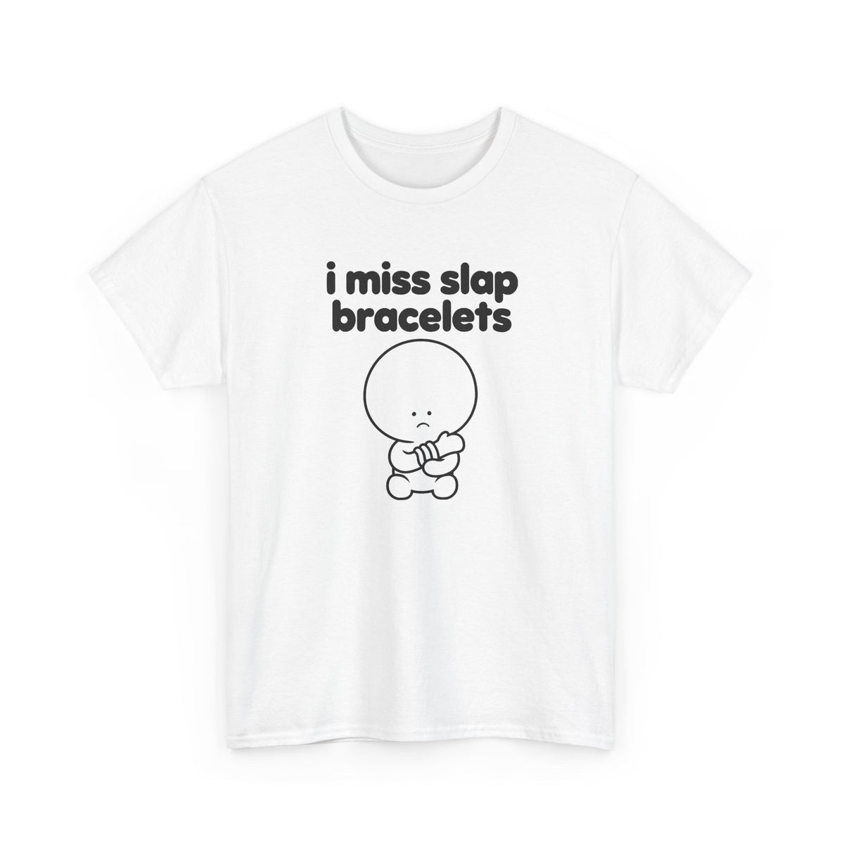 i miss slap bracelets tee - White