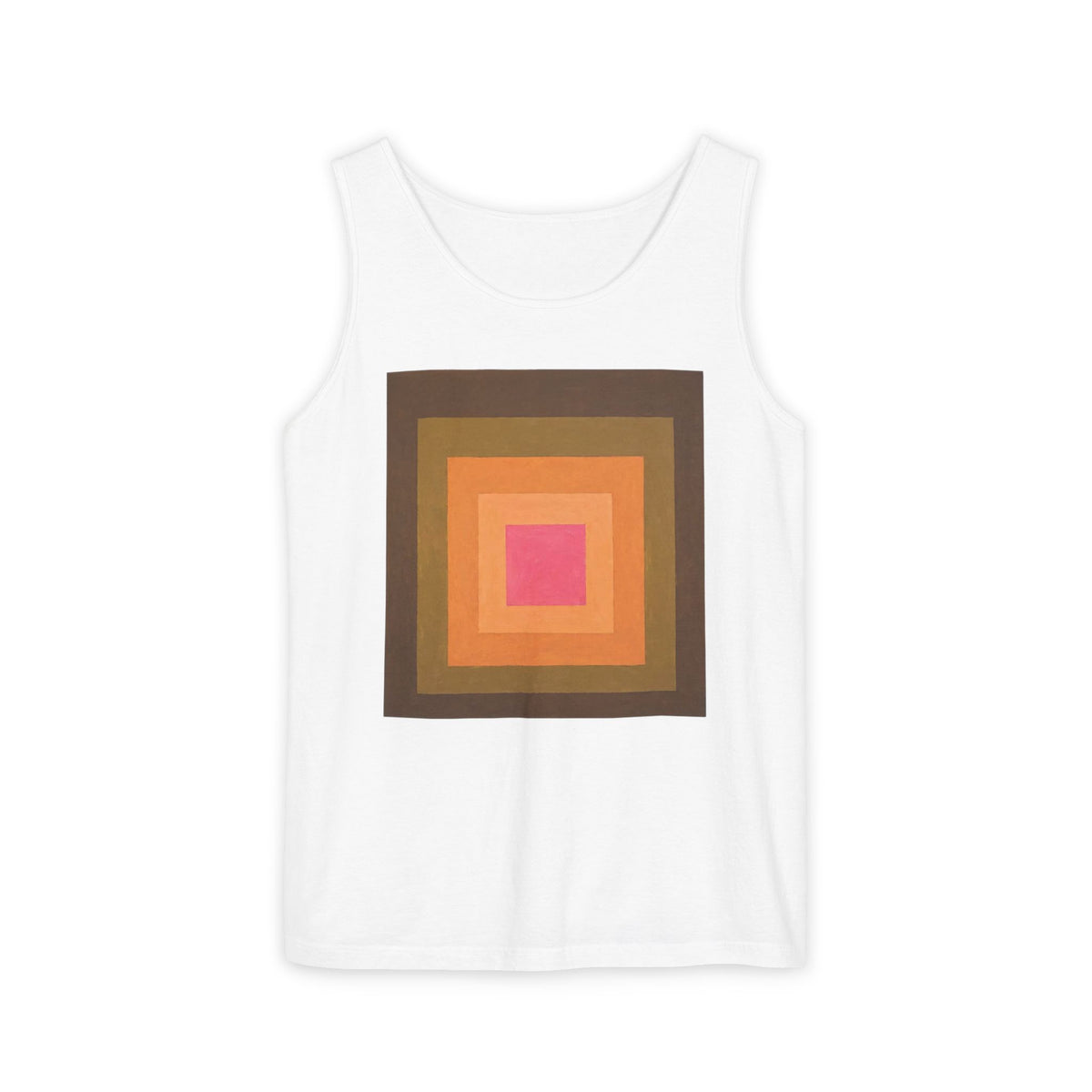plate 018 tank - White