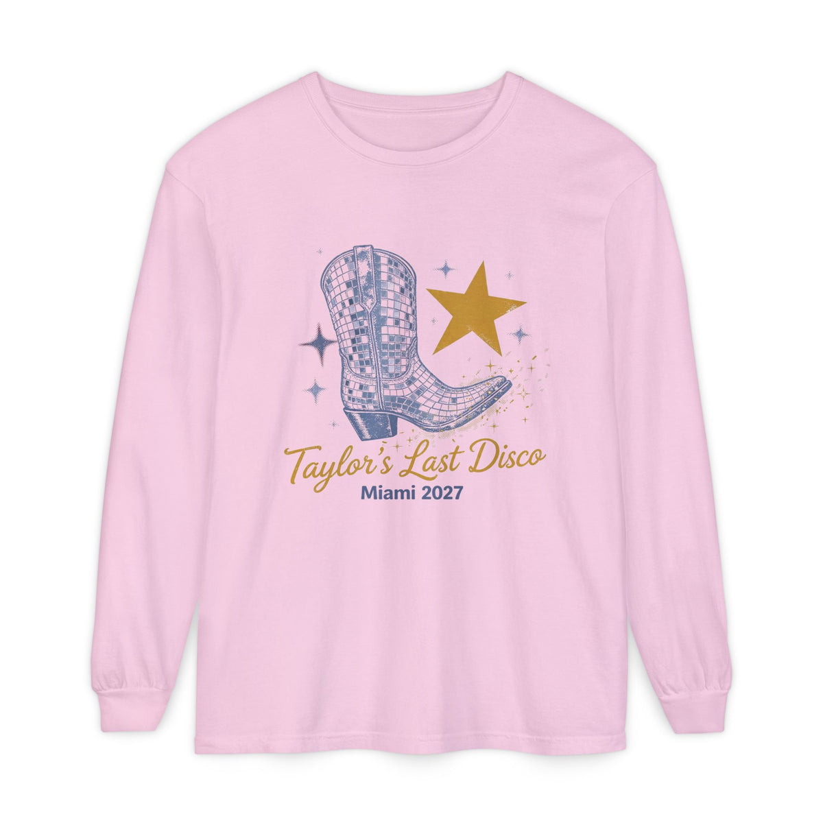 Unisex Garment-dyed Long Sleeve T-Shirt